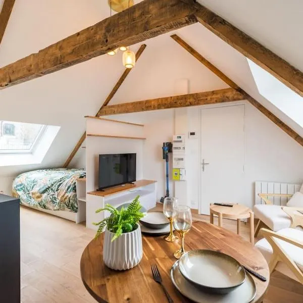 Studio Charmant -Cœur de Lannion, hotel v destinaci Lannion