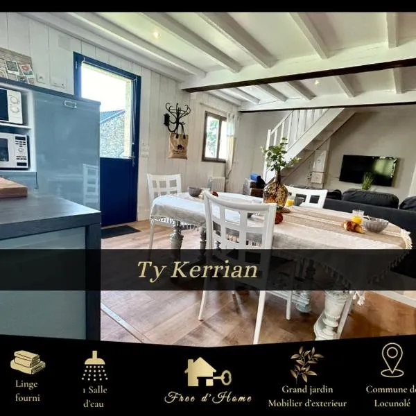 Ty Kerrian, maison avec jardin à la campagne, hotel in Locunolé