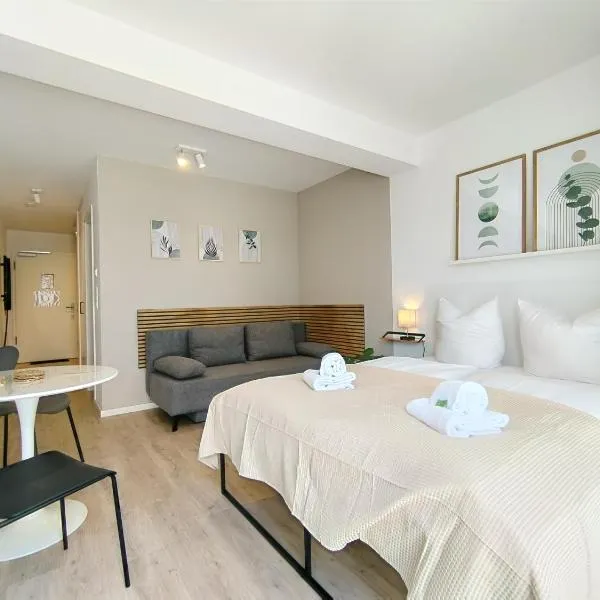 UniverCity Apartment für bis zu 4, Terrasse, Grill, hotel a Erlangen