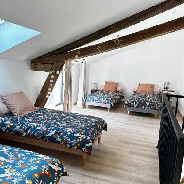 Gîte du Chat Roux, hotel v destinácii La Chapelle-Saint-Martin-en-Plaine