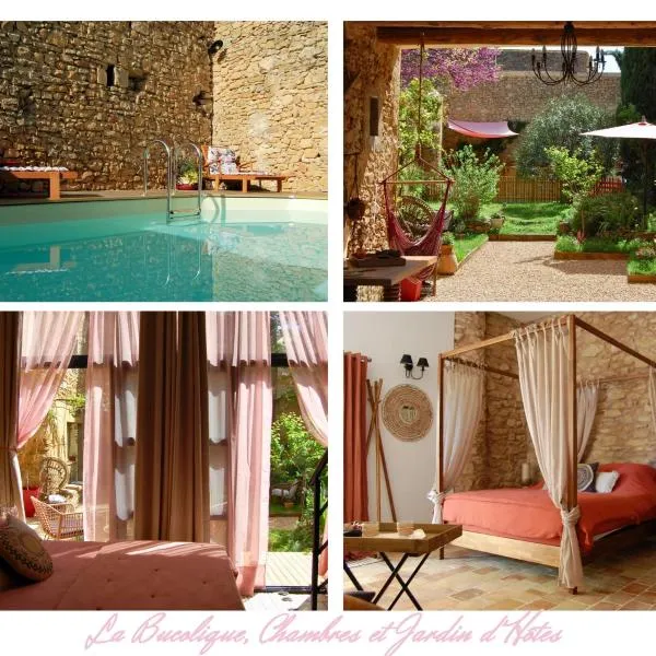 La Bucolique, Chambres et Jardin d'Hôtes, hotell i Sabran