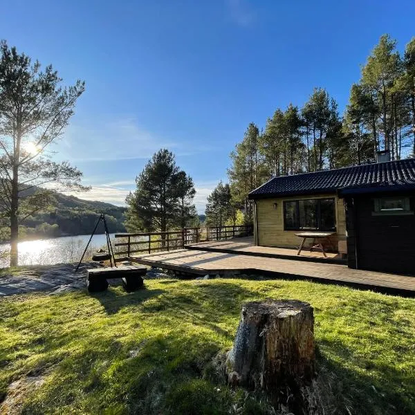 Hytte i naturskjønne omgivelser, hotel v destinaci Søfstad