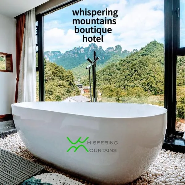 Whispering Mountains Boutique Hotel, hotel em Tianzishan