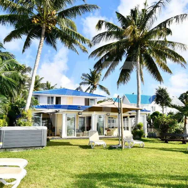 Villa Maya oceanfront with pool, jaccuzzi, wifi, jets in bathroom, hotel v destinaci Trou dʼ Eau Douce