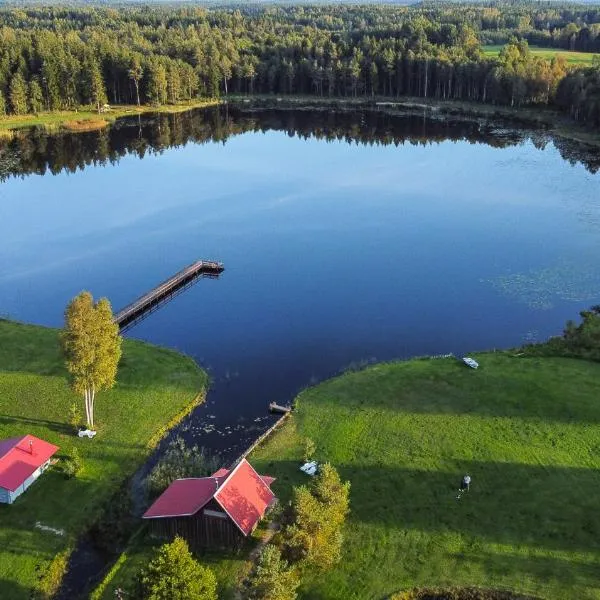 Minavuonė - keturvietis namelis, hotelli kohteessa Lopaičiai