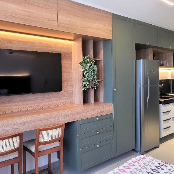 Studio incrível para uma estadia perfeita