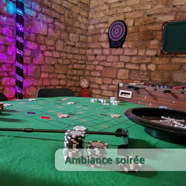 Logement cocooning Indépendant avec Salle de jeux, hotel en Les Grandes-Armoises