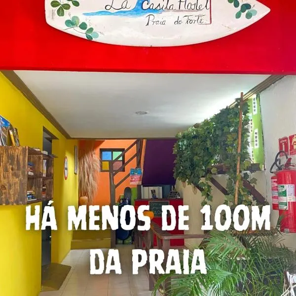La Casita Hostel Praia do Forte Bahia, hotel v destinaci Praia do Forte