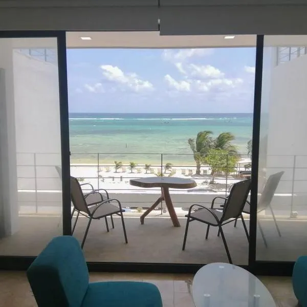 Mahaguay - Hermoso departamento frente al mar en Mahahual, hotel in Mahahual