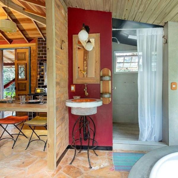 Cabana com jacuzzi em meio a Mata Atlântica - Foto 3