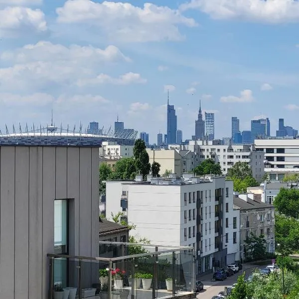 Cora Lego Apartment City View near Stadium & Sinfonia Varsovia Optional Parking, hotel in Warsaw
