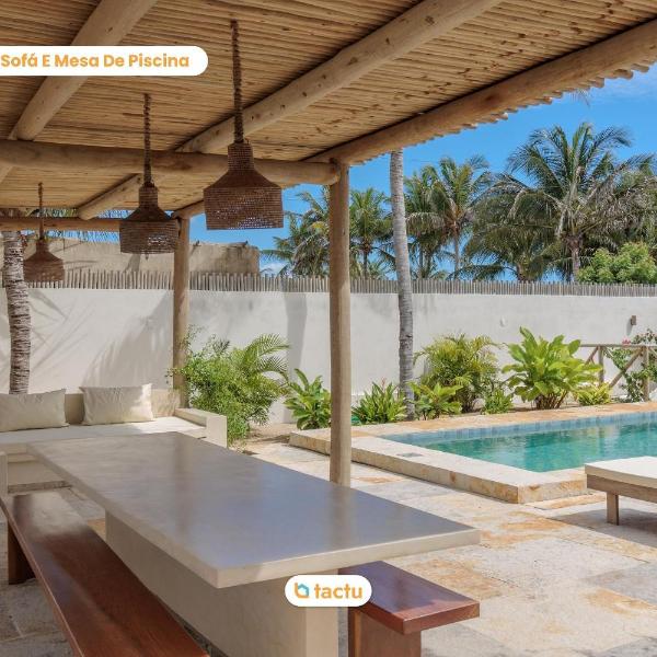 Casa KitePirosca, quartos com vista mar em Fortim - Foto 4