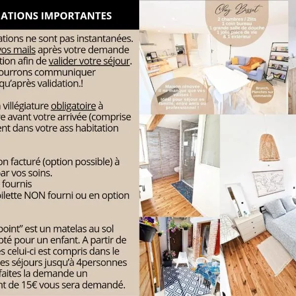 Gîte Chez Bisset_2chambres 4personnes, hotel v destinaci Lezoux
