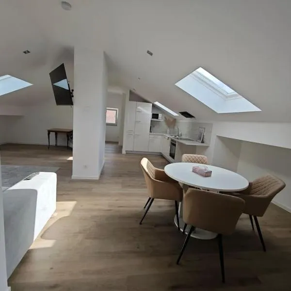 Möbilierte Dachgeschosswohnung, hotel in Hütschenhausen