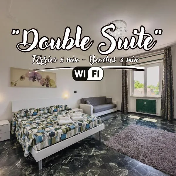 Double Suite - Ferries 7 Min - Beaches 3 Min, hotel in Quiliano
