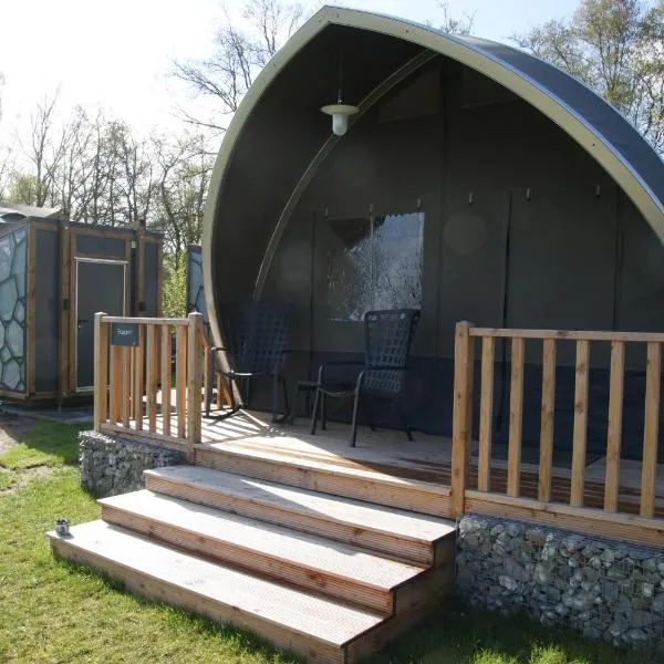 Sfeervolle Tentlodge Fazant met uitzicht, ξενοδοχείο σε Dalerveen