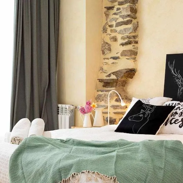 Val Aran apartamento con chimenea,jardín y vistas，萊斯的飯店