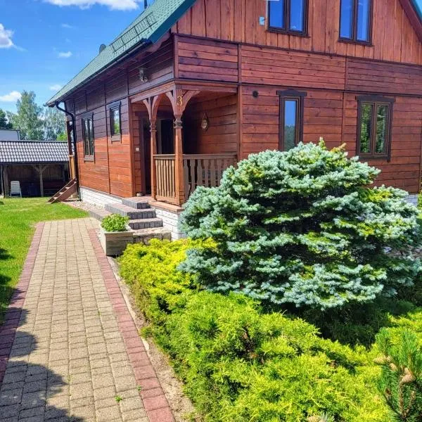 Kaszubskie Zacisze 2 dom nad jeziorem, sauna, balia ogrodowa, hotel v destinácii Lipusz