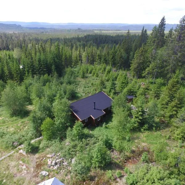 Cozy forest cabin with amazing mountain view, hotel v destinaci Torsby