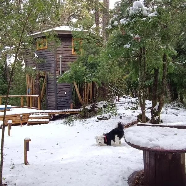 Cabañita del Árbol Cóndor, hotel v destinaci Las Trancas