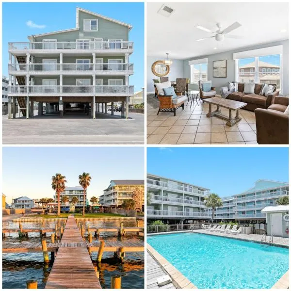 3BR Condo Gulf Views with Pool, Boat Launch and Dock, hotel v destinaci Gulf Shores