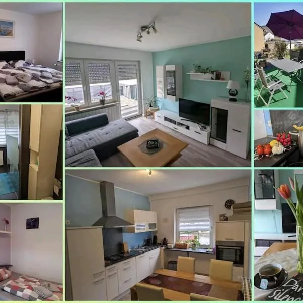 3ZKB - Ferienwohnung Philippi - Moselblick mit großer Dachterrasse, 75 qm, Hunde willkommen, hotel v destinácii Mehring
