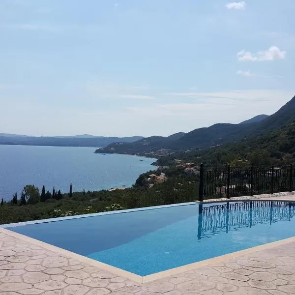 Villa Daniella studio with private pool, hotel en Nisakion