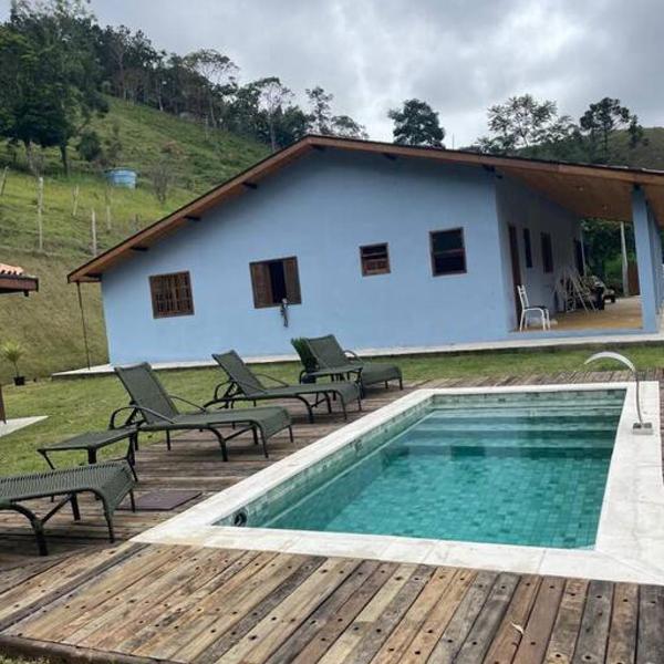 Maravilhoso sítio com piscina e churrasqueira - Foto 4