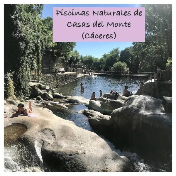 APTO RURAL FRAGARIA - PISCINAS NATURALES Casas del Monte- entorno natural unico "ALQUILER FAMILIAR", hotel a Casas del Monte