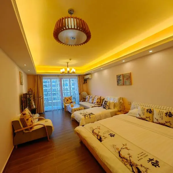 The Silver Beach Country Garden Apartment, hotel v destinaci Huidong