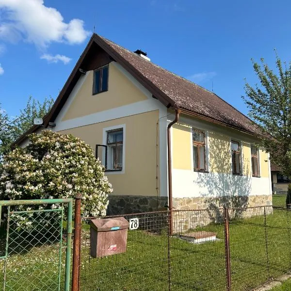 Příjemná chaloupka na Třeboňsku, hotel v Chlumu u Třeboně