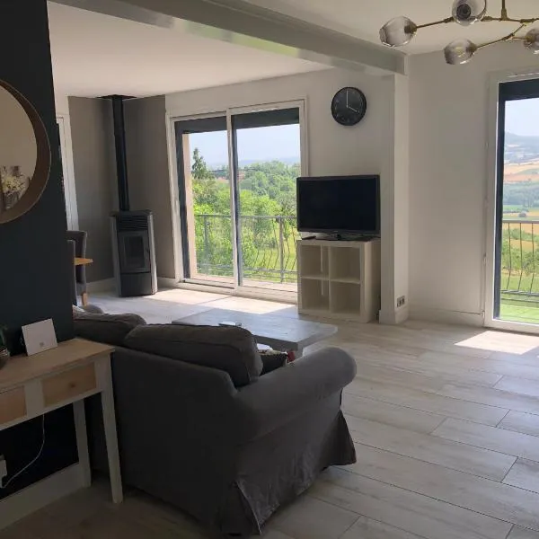 Appartement 100 m2 vue Sancy et Puy de Dôme, hotel in Veyre-Monton