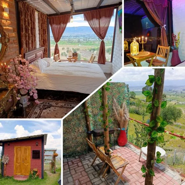 Glamping con jacuzzi en Latacunga, hotel v destinaci Latacunga