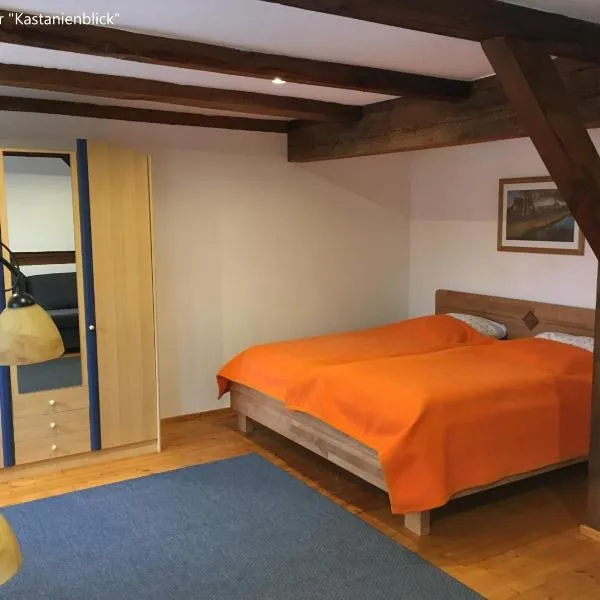 Ferienwohnung Kastanienblick oder Parkblick, oder unser Radlerzimmer!, hotel in Ziethen