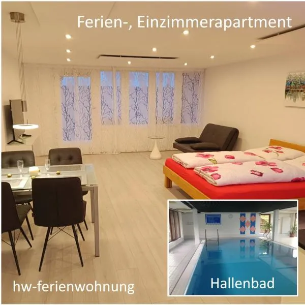 Ferienwohnung Sasbachwalden H2 Ap3 mit beheiztem Innenpool, hotel v destinaci Sasbachwalden