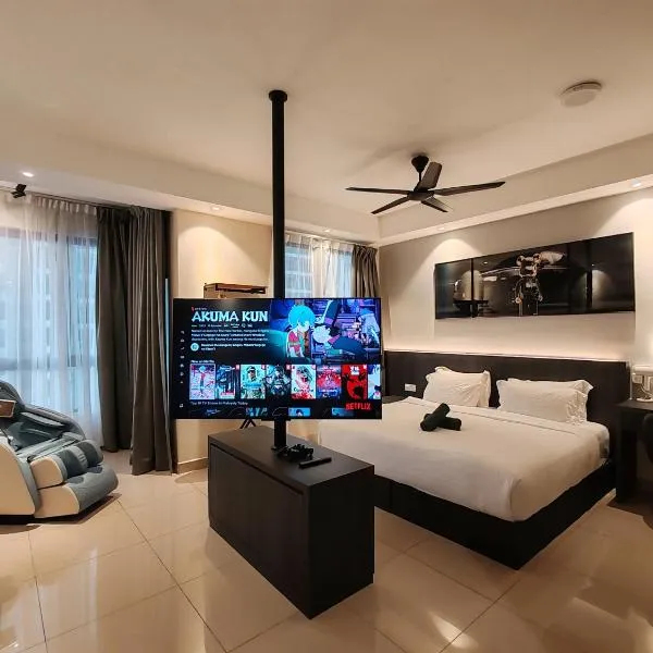 Luxury Couple Suites l Free Netflix l Massage Chair l Bathtub l WIFI 200mbps l Town Area Bali Residence, hotel v destinaci Melaka