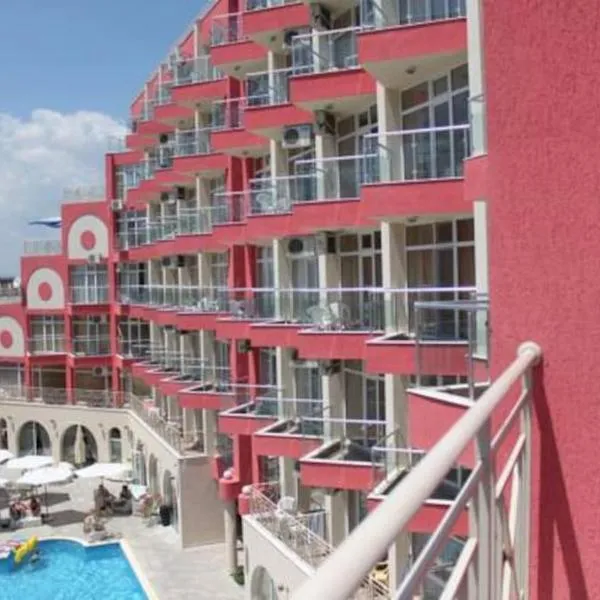 Rose Garden Omax Apartments, hotel na Slunečném pobřeží