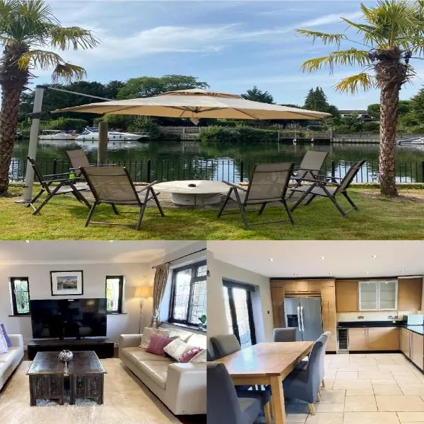 Riverside 4 Bedroom House Wraysbury Staines, hotel in Wraysbury
