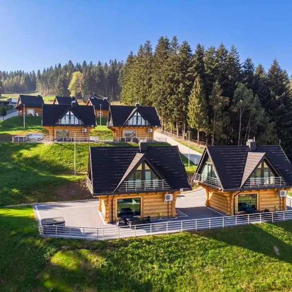 Kompleks Gazdówka - Domki Rabka-Zdrój, hotel v destinaci Ponice