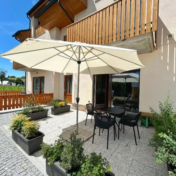 Apartmán se slunnou teráskou v Kašperkách, hôtel à Kašperské Hory
