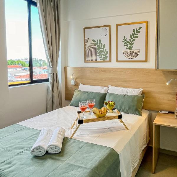 Flats no centro de Porto de Galinhas próximo à praia opções com e sem piscina privativa - Foto 3