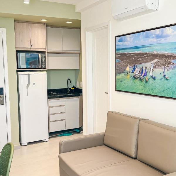 Flats no centro de Porto de Galinhas próximo à praia opções com e sem piscina privativa - Foto 5
