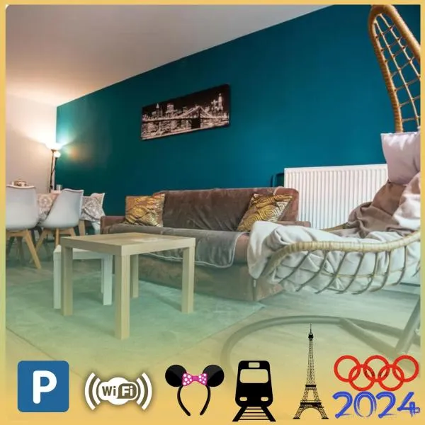 *Cosy Home 20' Paris 25' Disney - Free WIFI*, hotel v destinácii Villiers-sur-Marne