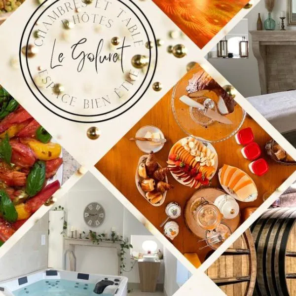LE GOLURET Chambres & Table d'hôtes - Espace Bien Être, hotel v destinácii Couvignon