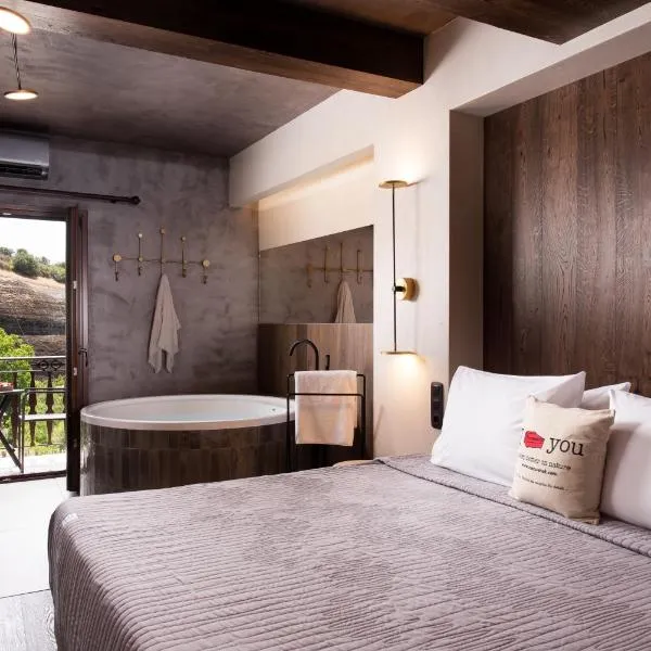 Tsikeli Boutique Hotel Meteora - Adults Friendly、カランバカのホテル