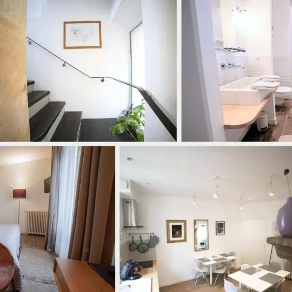 Les chambres de l'ATELIER à Montignac Lascaux – hotel w mieście Montignac