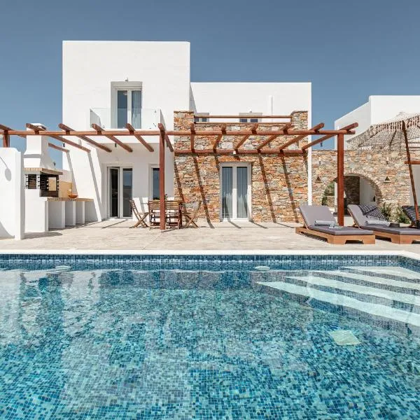 Villa Margarita 3 Bedroom Villa with Private Pool and Sea View, hotel v destinaci Naxos Chora