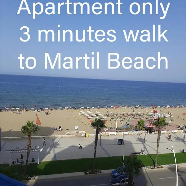 Apartment 20m from Martil beach, hotel a Tetuan