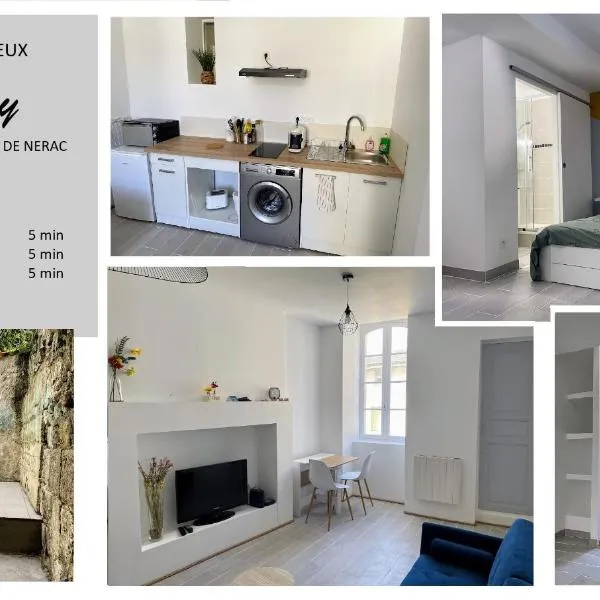 Le Cosy - T2 avec petite cour dans centre historique de Nérac, hotel v destinaci Nérac