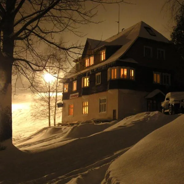 Pomněnka, hotel Pec pod Sněžkouban